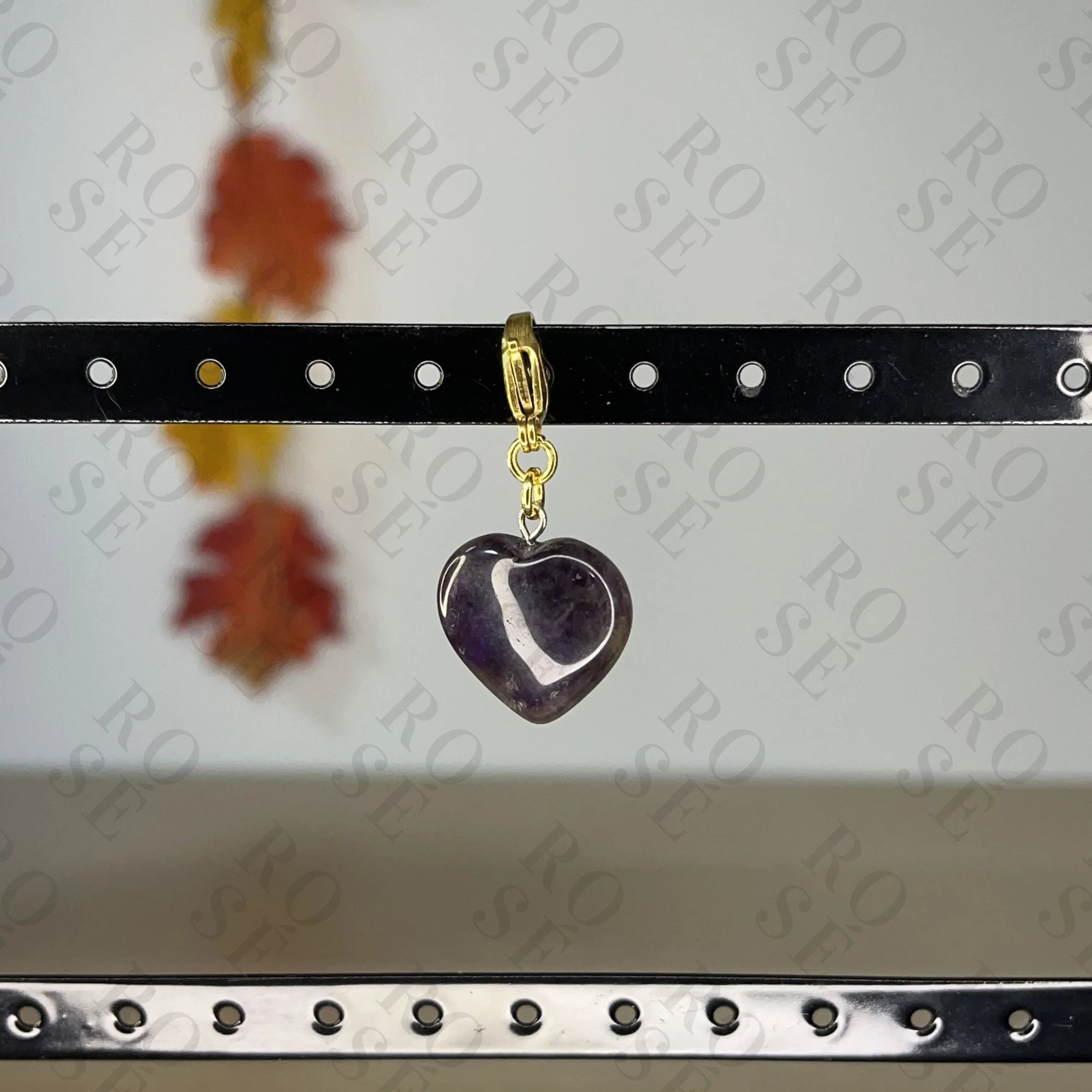 Charm Corazón Amatista - Rosé Bijoux