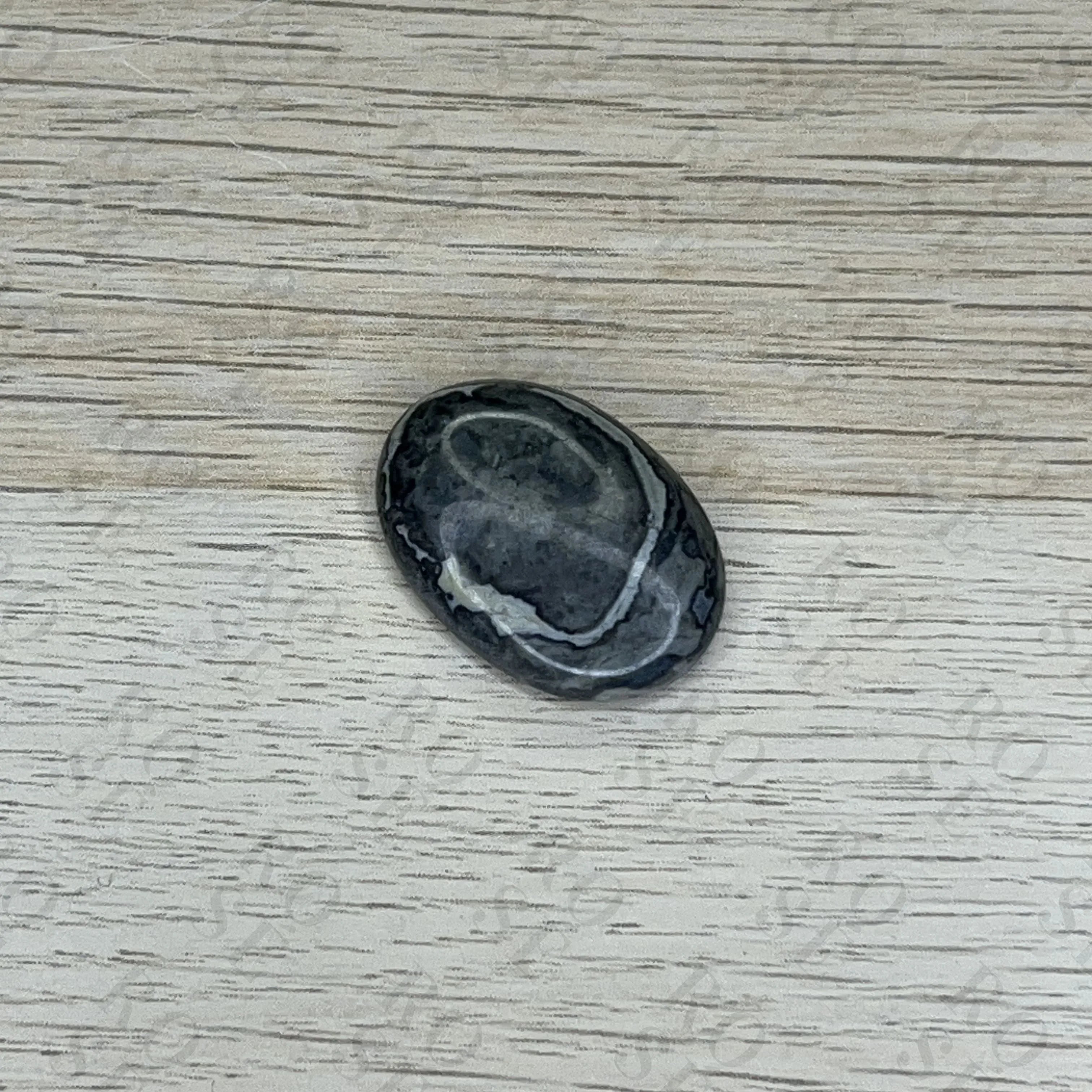 Amuleto Ágata Botswana Gris - Rosé Bijoux