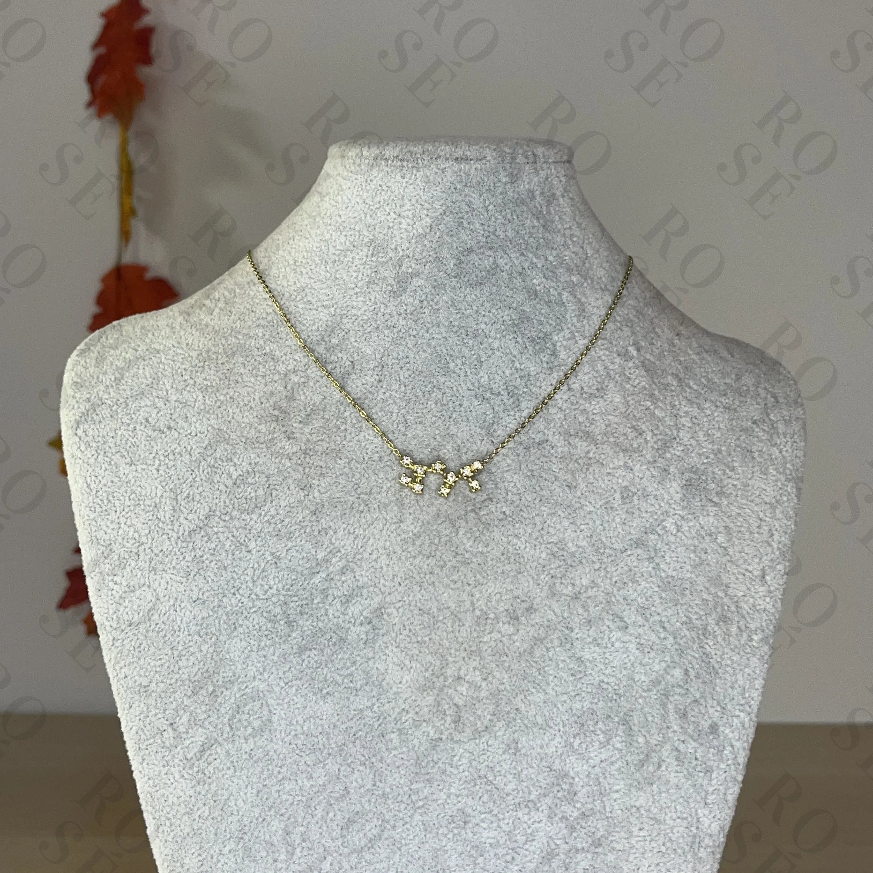 Collar Constelación Géminis - Rosé Bijoux