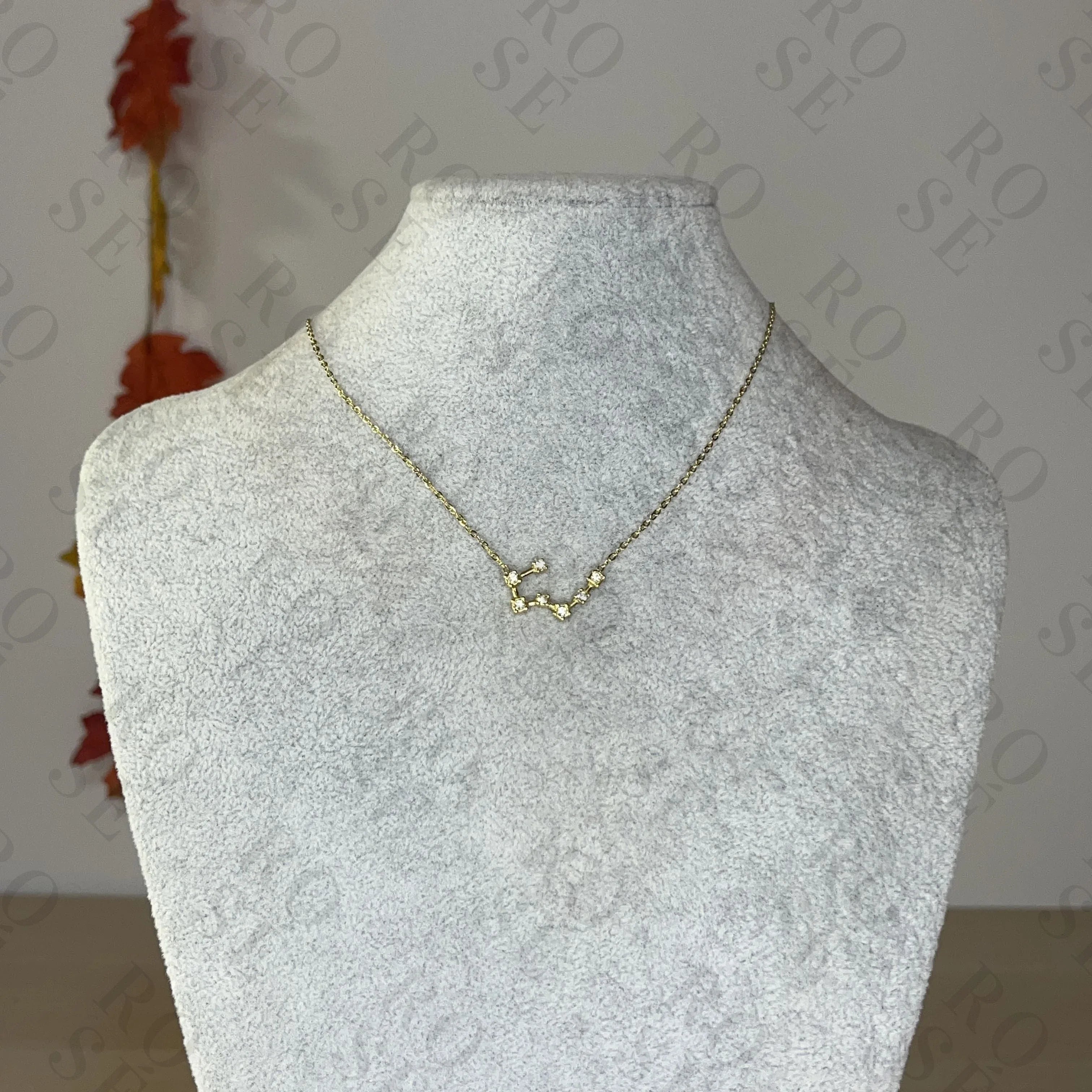 Collar Constelación Leo - Rosé Bijoux