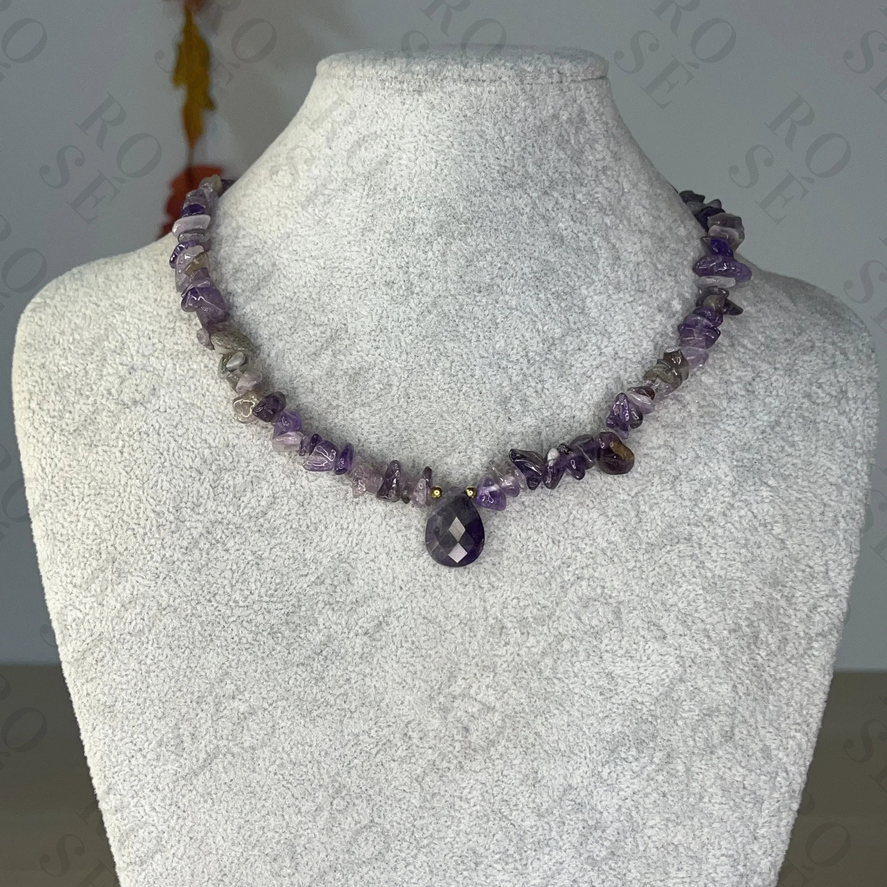 Collar Amatista - Rosé Bijoux