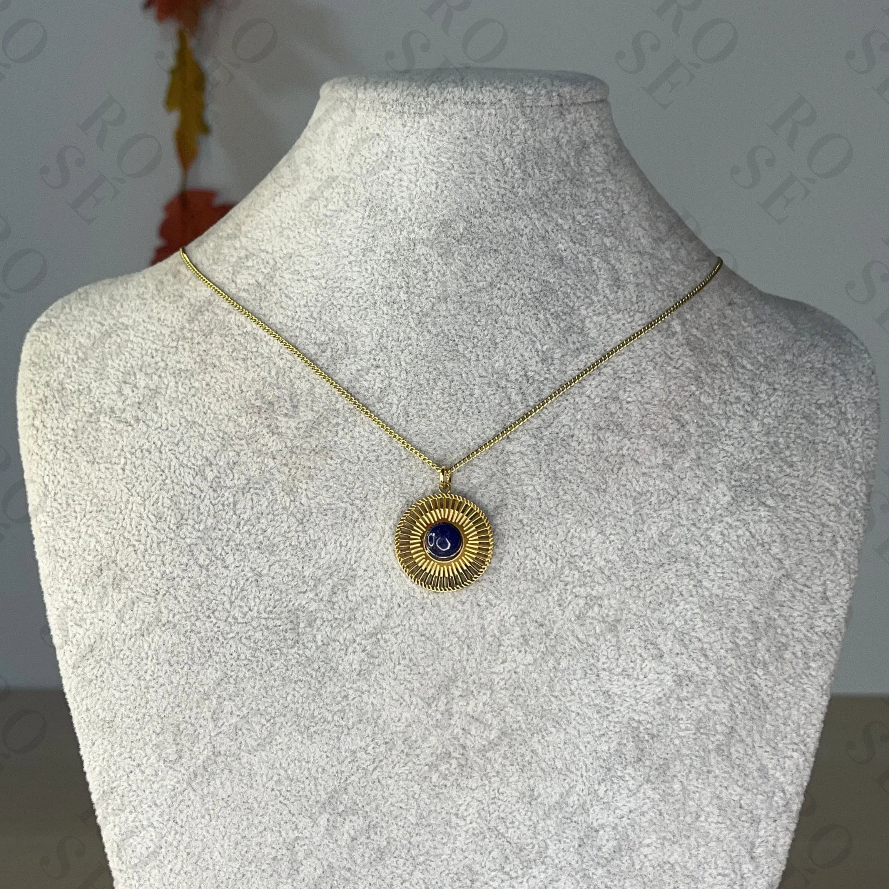 Collar Sol Lapislázuli - Rosé Bijoux