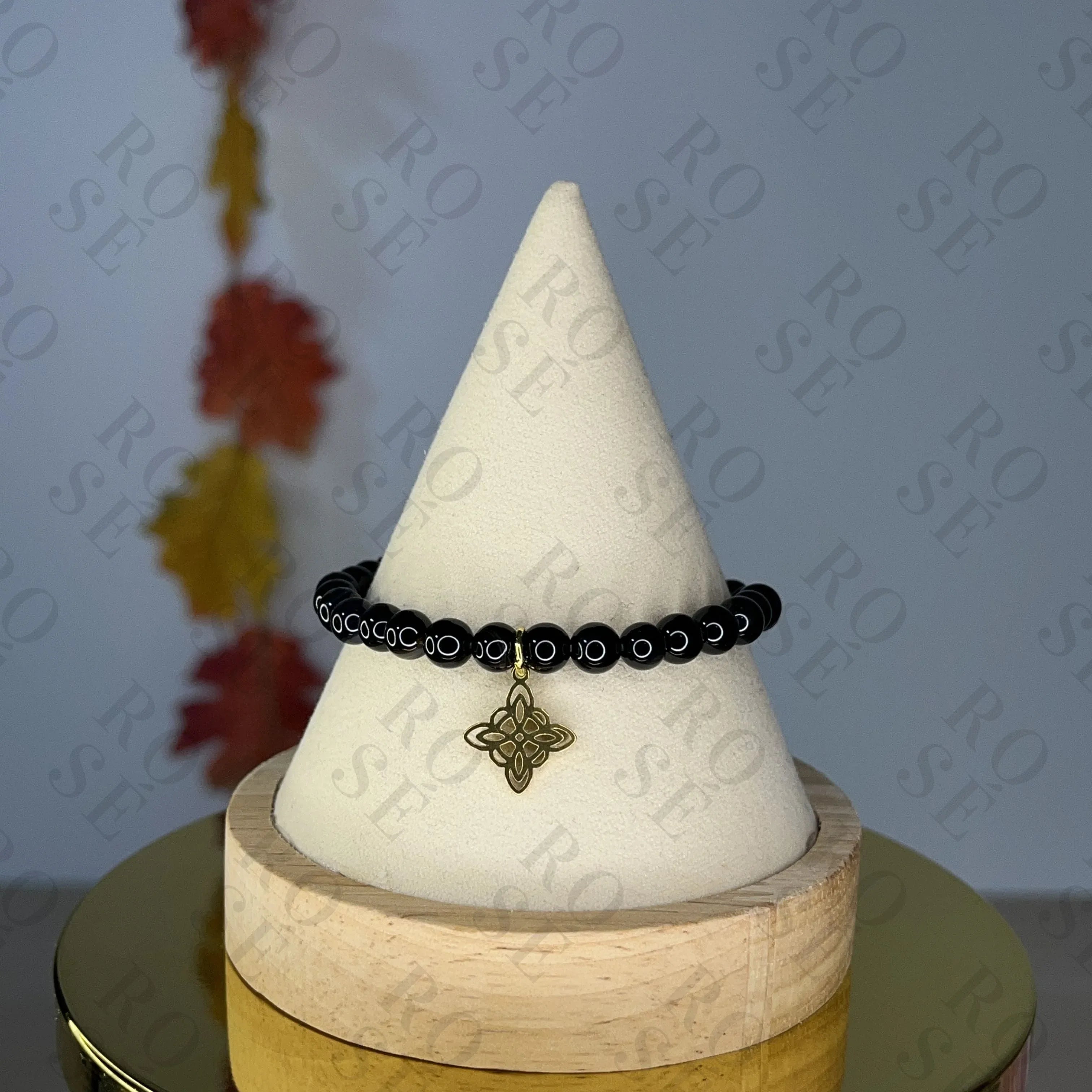 Pulsera Elástica Onix - Rosé Bijoux