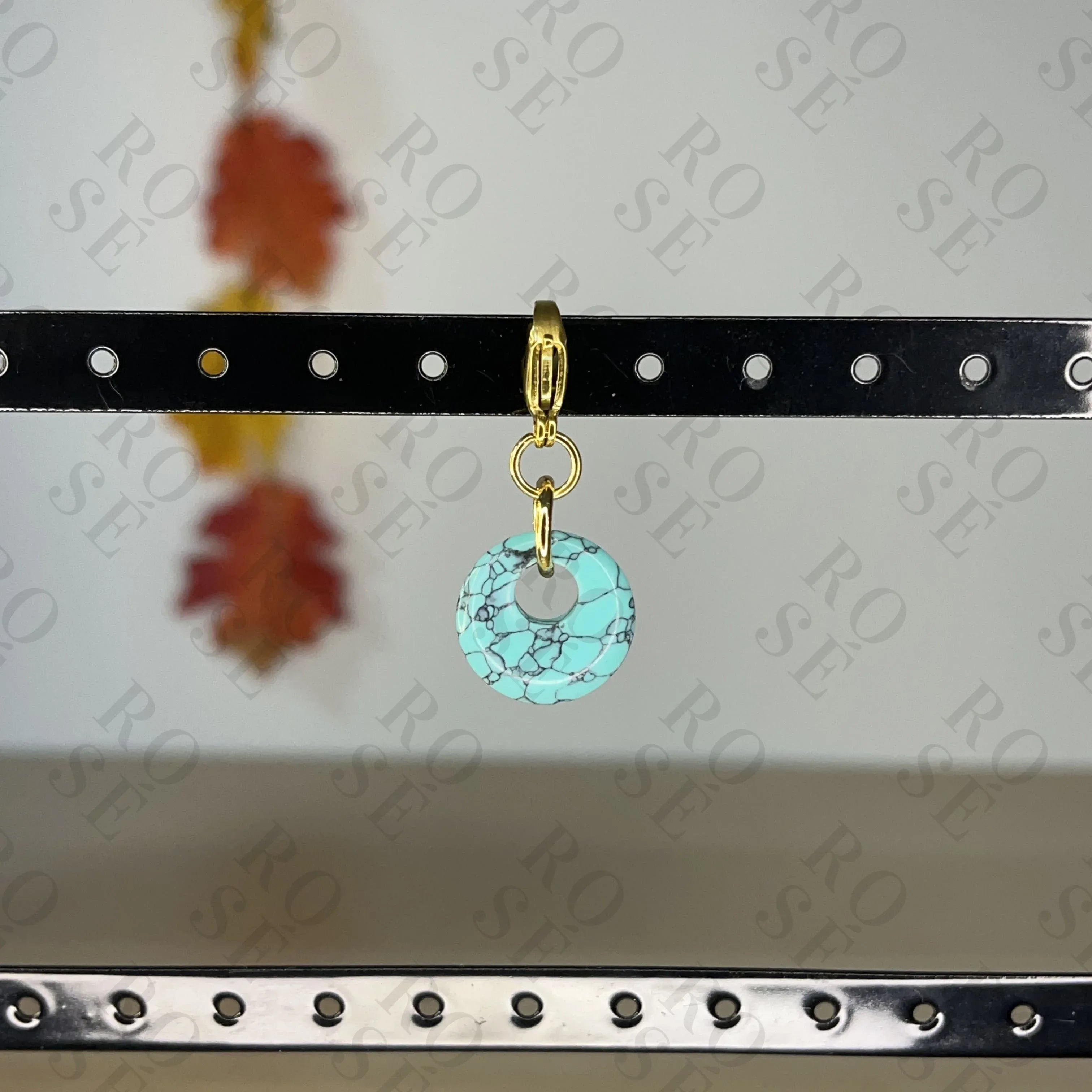 Charm Donut Turquesa Azúl - Rosé Bijoux