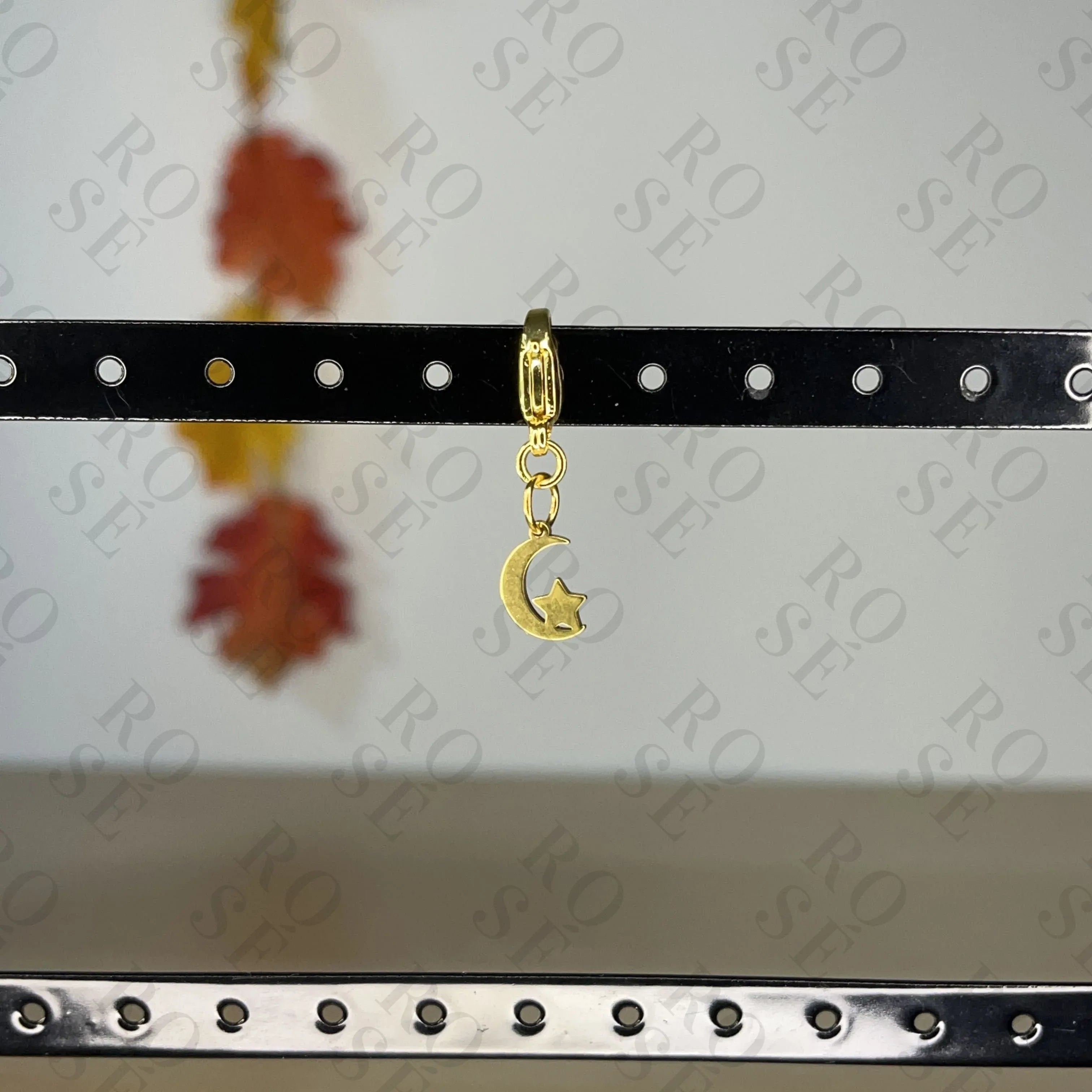 Charm Luna con Estrella - Rosé Bijoux