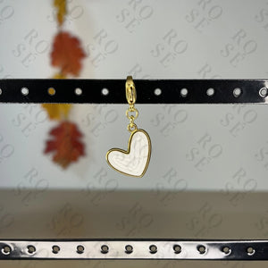 Charm Corazón Blanco - Rosé Bijoux