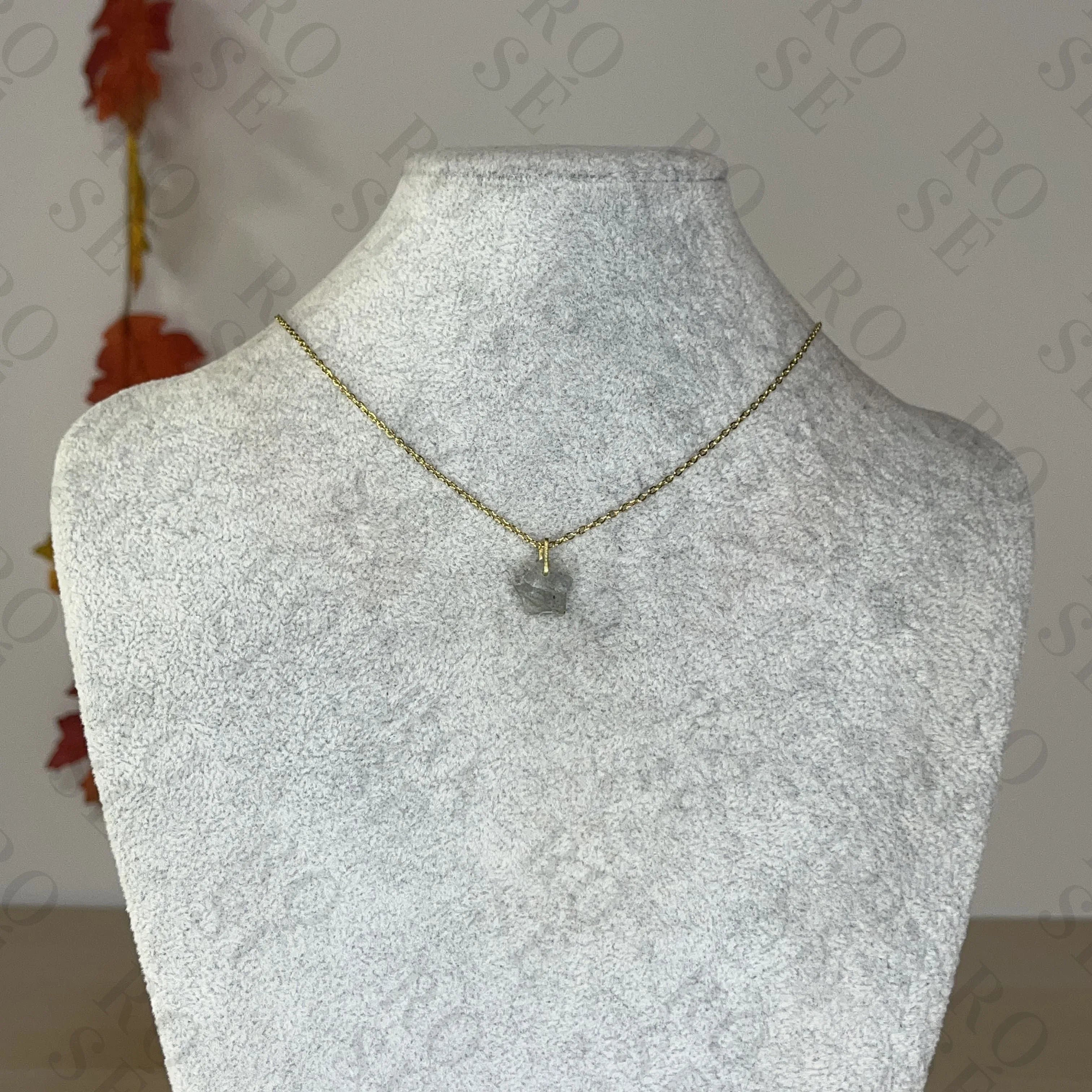 Collar Estrella Labradorita - Rosé Bijoux