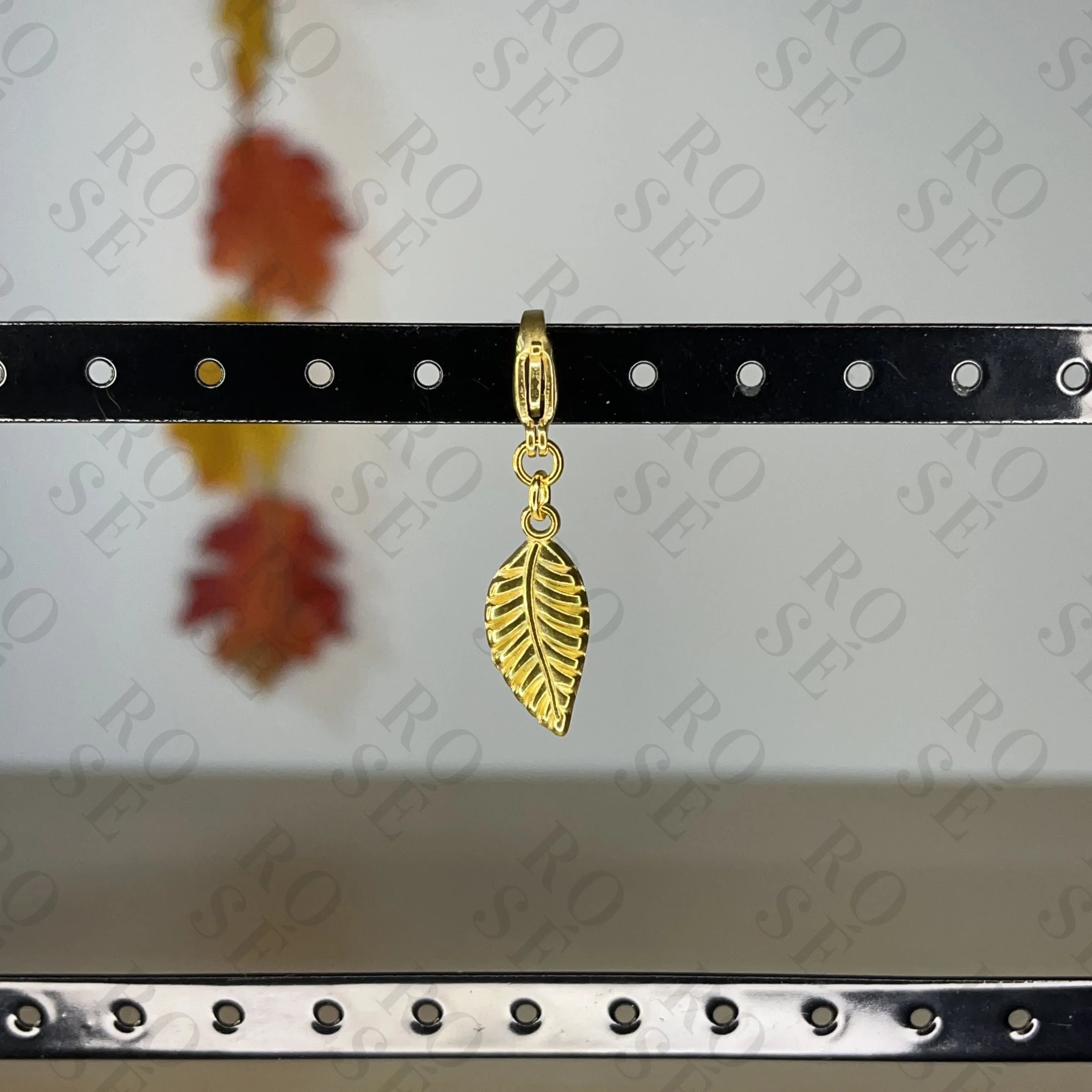 Charm Hoja - Rosé Bijoux